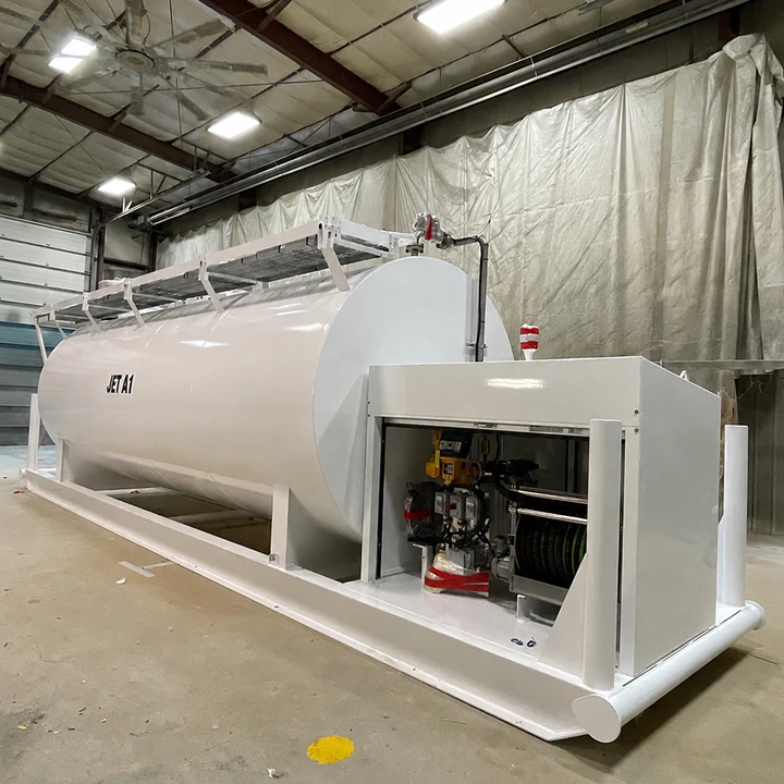 Aviation fuel storage and handling support