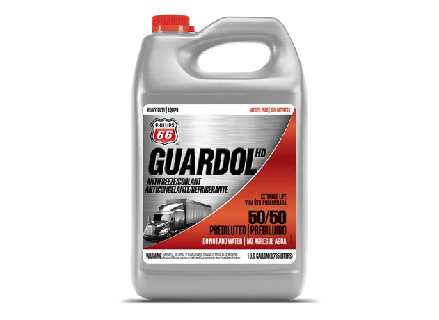 Coolant container with 50/50 mixture
