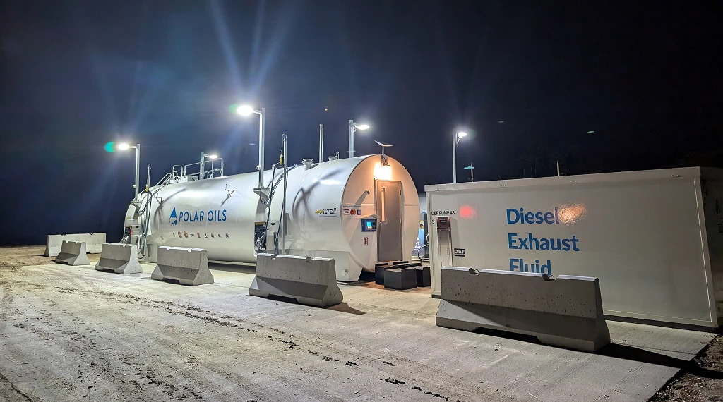 Polar Oils Fuel and DEF Storage Tanks