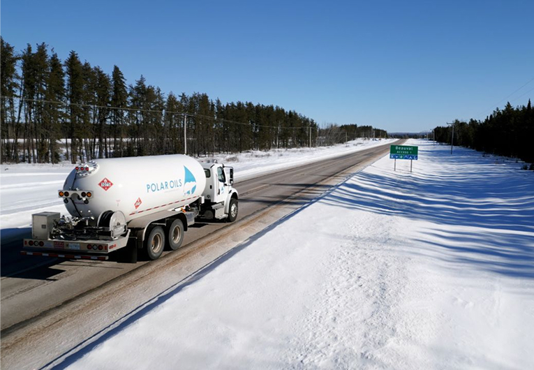 Clear diesel fuel supply from Polar Oils